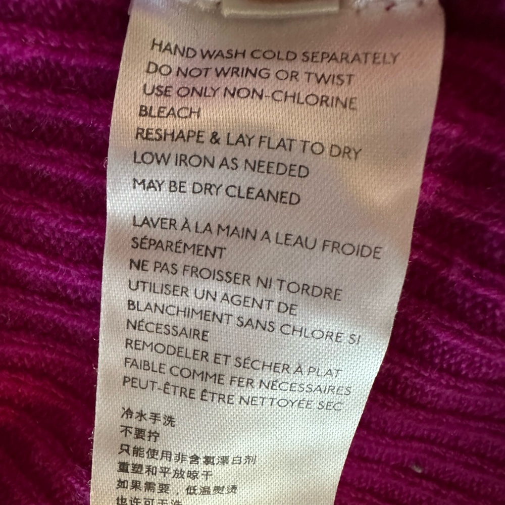 Free People Cashmere Let’s Do Brunch Oversized Crewneck Tunic Sweater XS - Picture 7 of 13